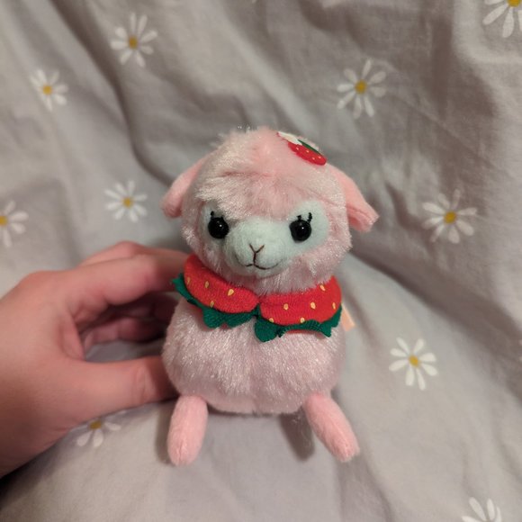 Authentic Amuse Brand Love Berry Baby Alpacasso Plush Alpaca - Picture 2 of 4